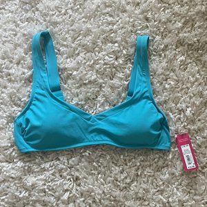 *NWT* Blue Target Bikini Top (Size L, 8-10)